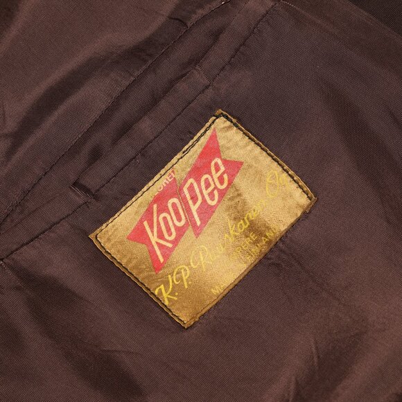 K.P. Ruuskanen (Finland) 70s, Trevira Viscose Twill, Napoleon Collar - Picture 2 of 7